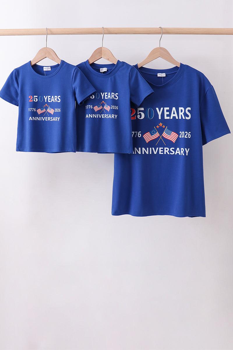 250 Years flag family top