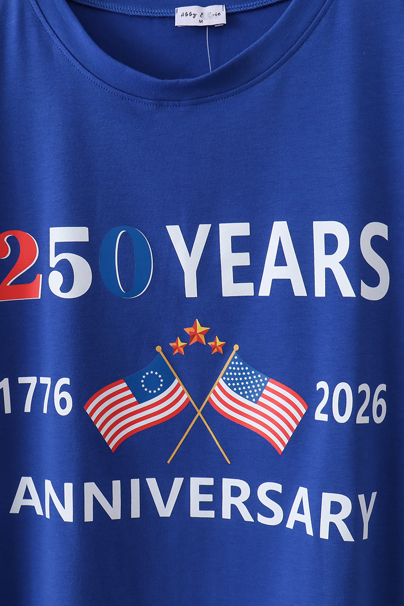 250 Years flag family top