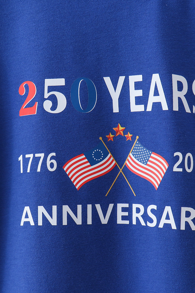 250 Years flag family top