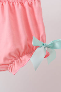 Marine Embroidered Jacquard Bloomer Set