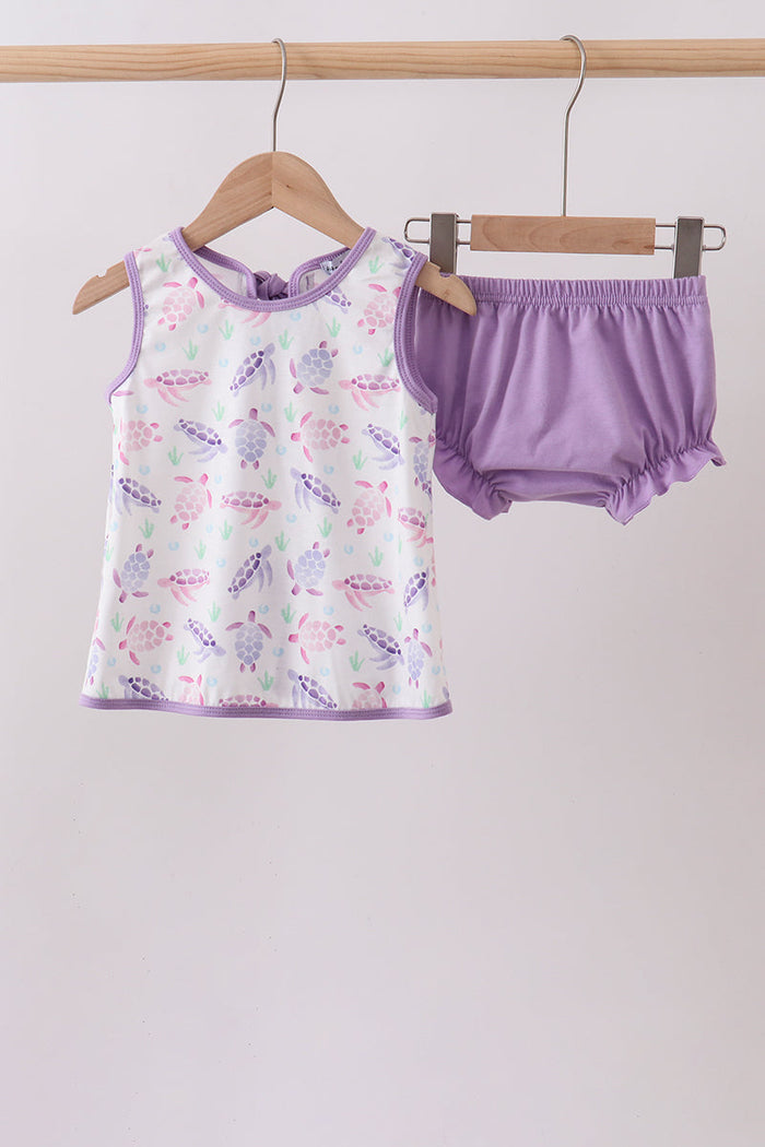 Sea Turtle Bloomer Set