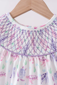 Sea Turtle Smocked Set