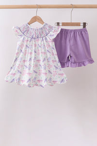 Sea Turtle Smocked Set
