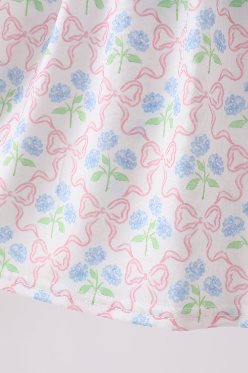 Hydrangea Bow Dress