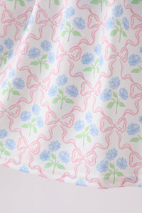 Hydrangea Bow Dress
