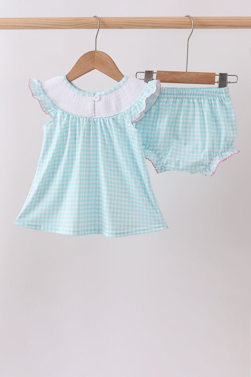 Umbrella Smocked Bloomer Set
