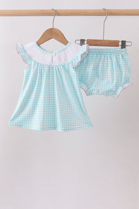 Umbrella Smocked Bloomer Set