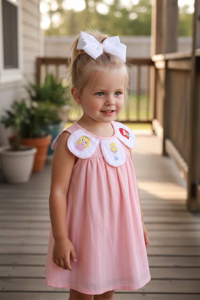 Princess Embroidered Jacquard Dress