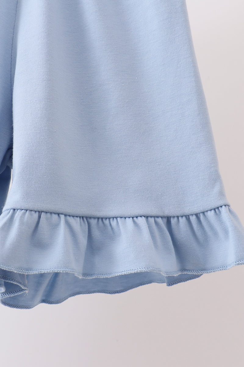 Floral Smocked Ruffle Set
