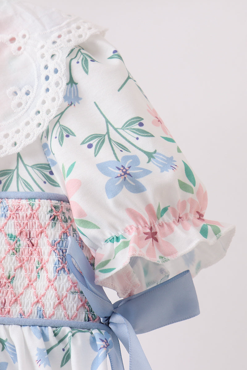 Floral Smocked Dress