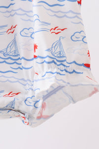 Sailboat Smocked Bubble