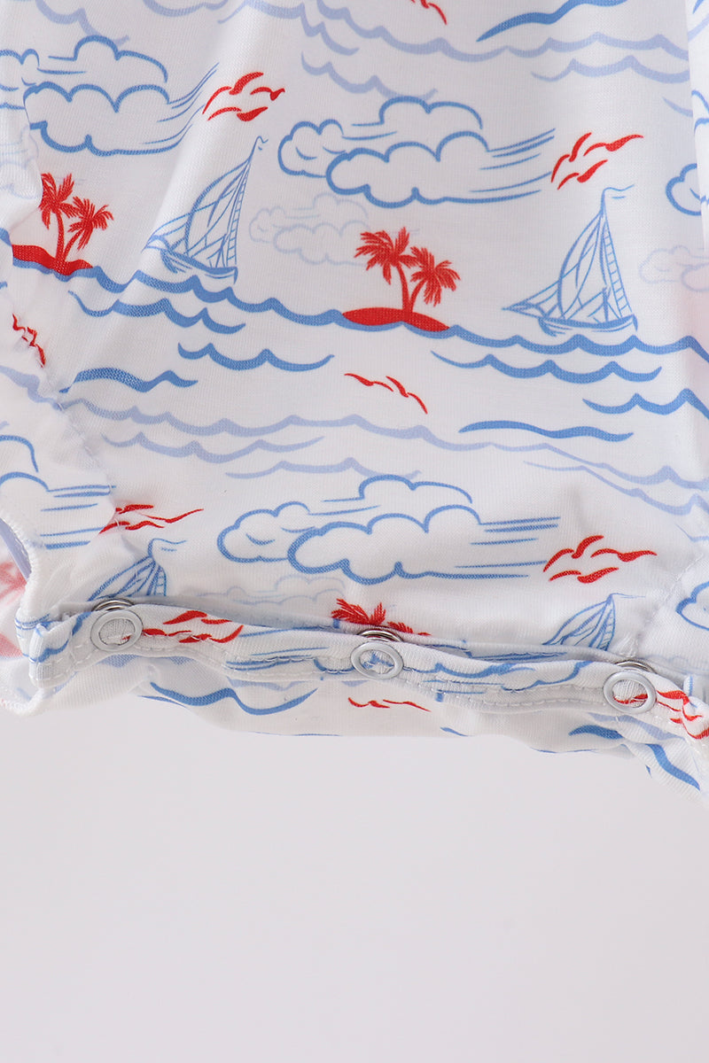 Sailboat Smocked Bubble