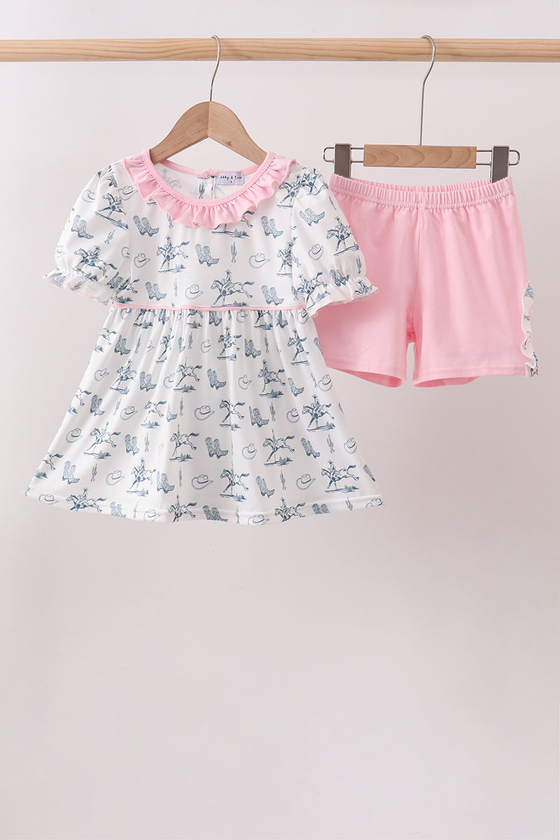 Cowboy Ruffle Set