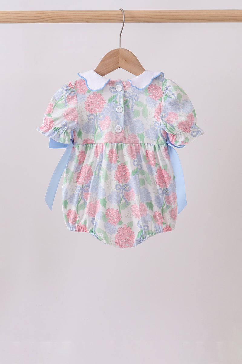 Hydrangea Smocked Pearl Bubble