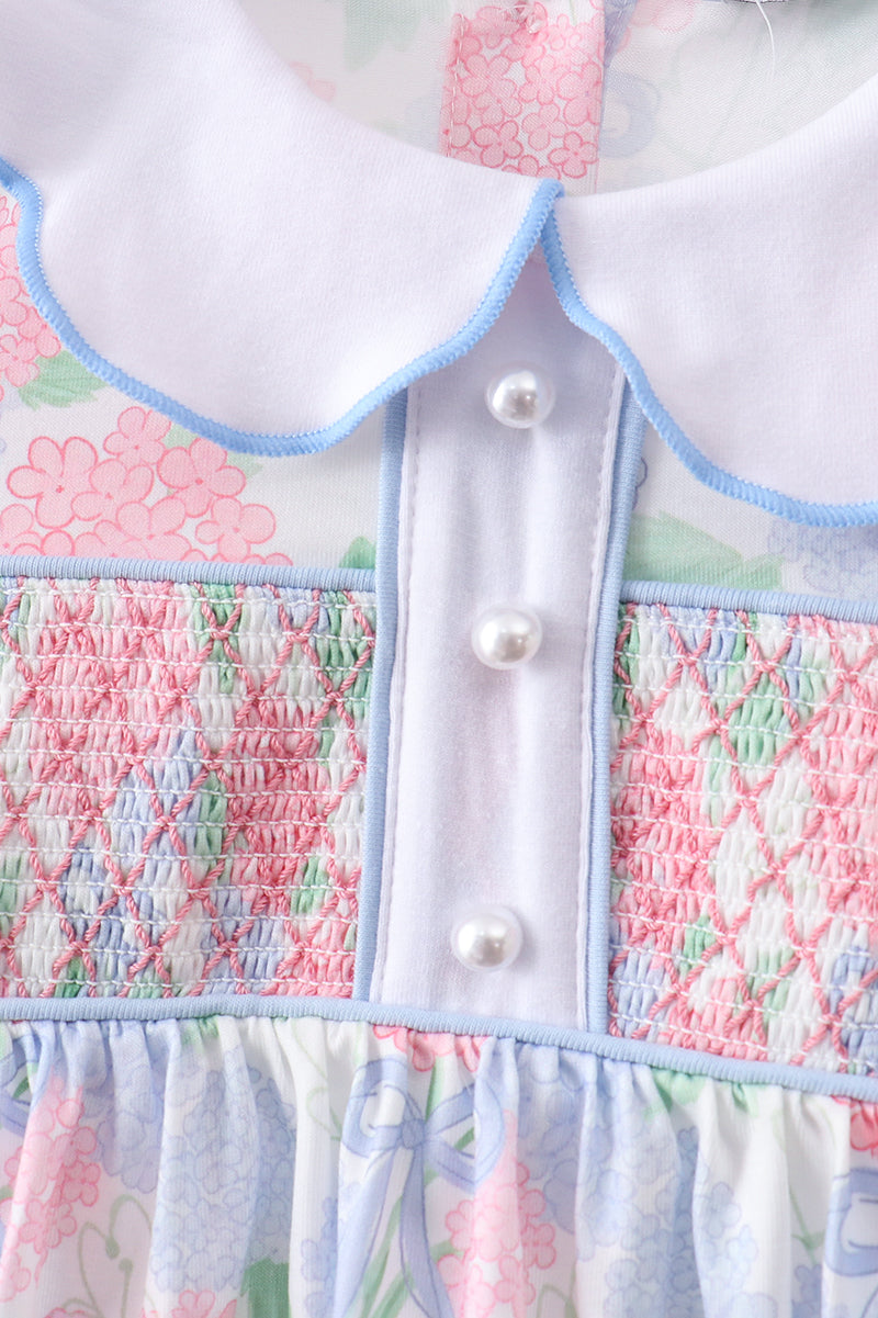 Hydrangea Smocked Pearl Set