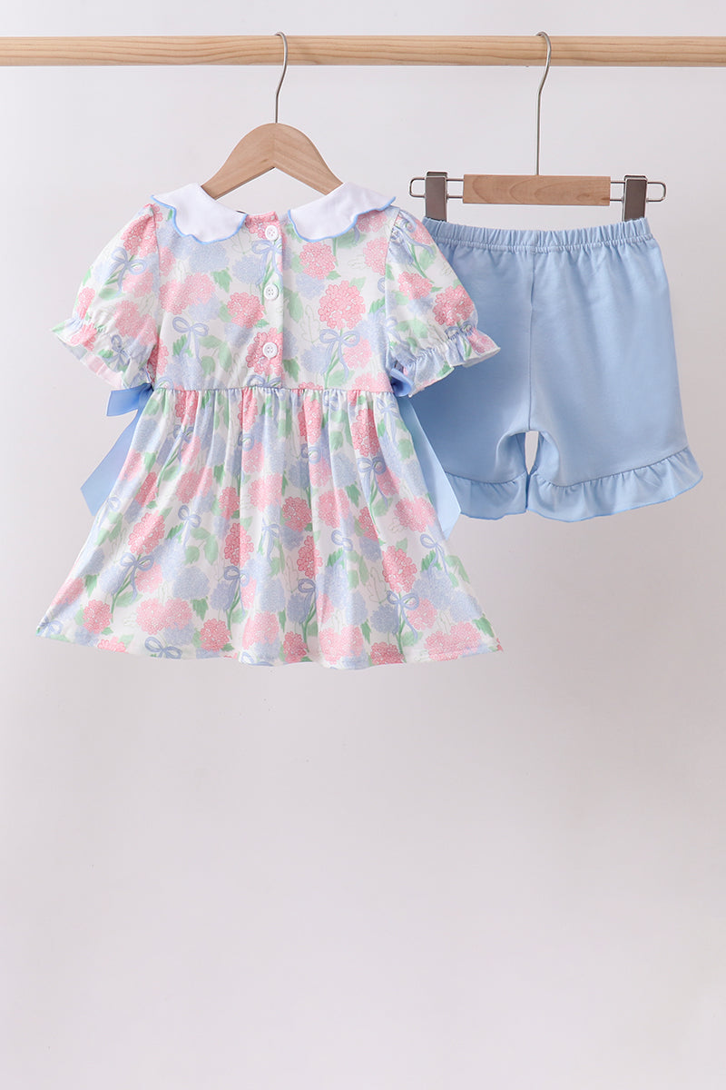 Hydrangea Smocked Pearl Set