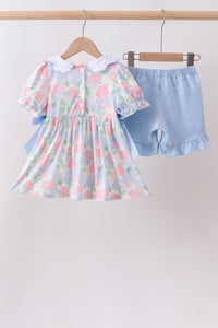 Hydrangea Smocked Pearl Set