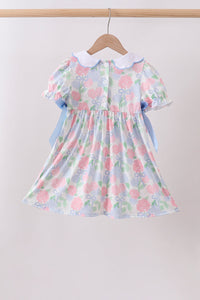 Hydrangea Smocked Pearl Dress