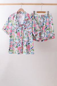 Floral Bamboo Pajamas Women Set