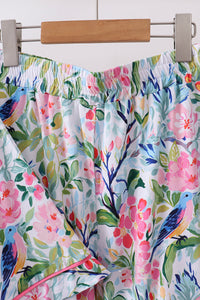Floral Bamboo Pajamas Women Set