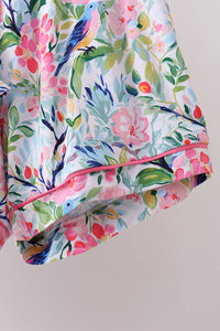 Floral Bamboo Pajamas Women Set