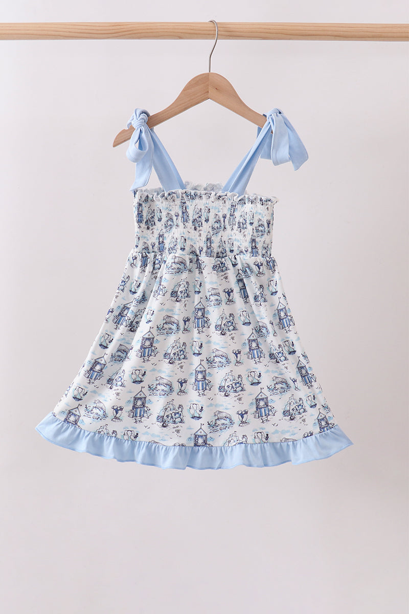 Beach Smocked Dress