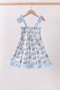 Beach Smocked Dress