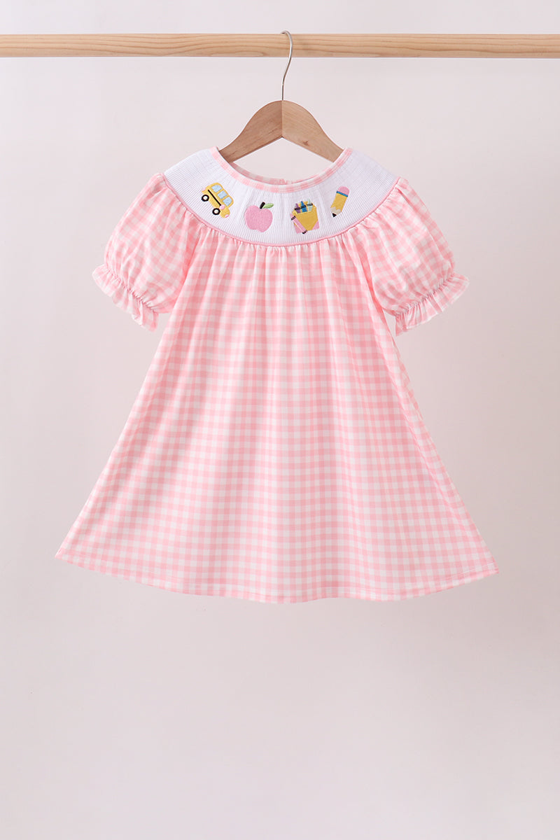 Apple Bus Smocked Dress