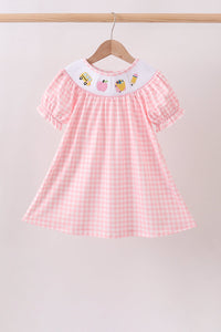 Apple Bus Smocked Dress