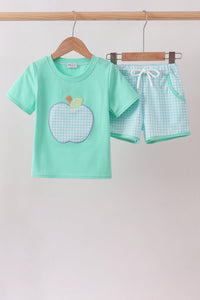 Apple Embroidered Set