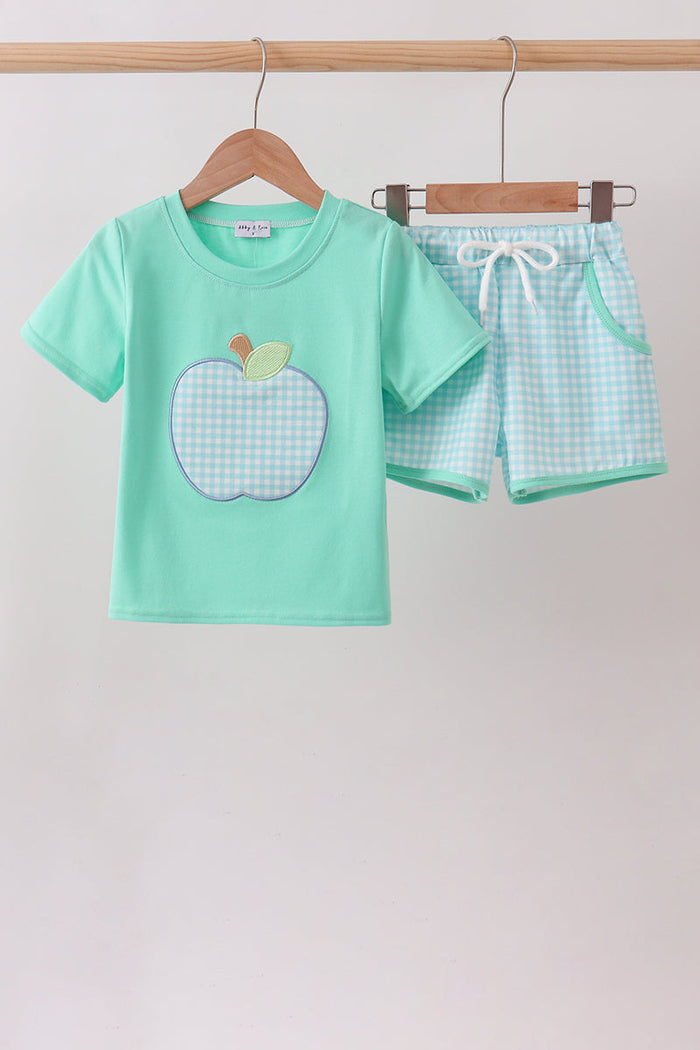 Apple Embroidered Set