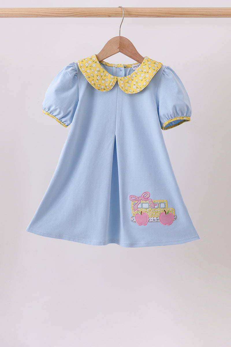 Bus Floral Applique Dress