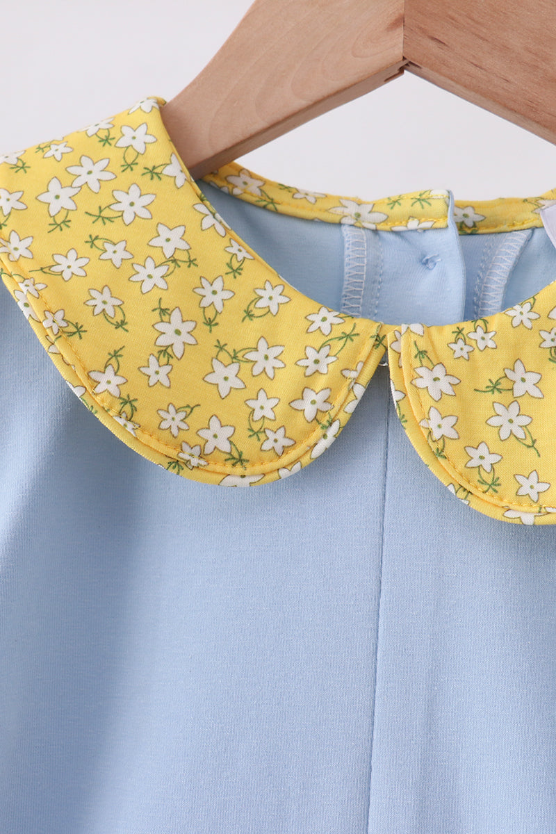 Bus Floral Applique Dress