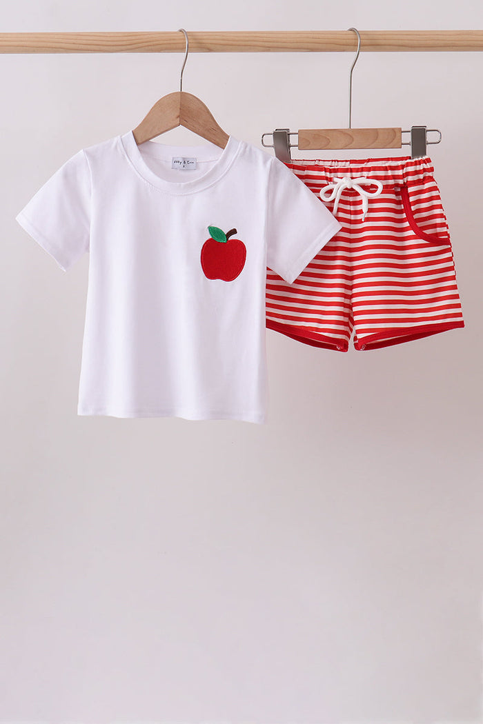Apple Embroidered Set