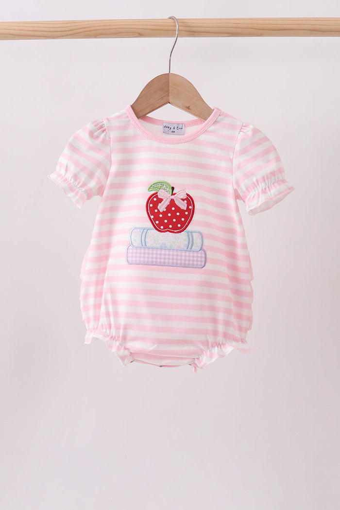 Apple Book Applique Bubble