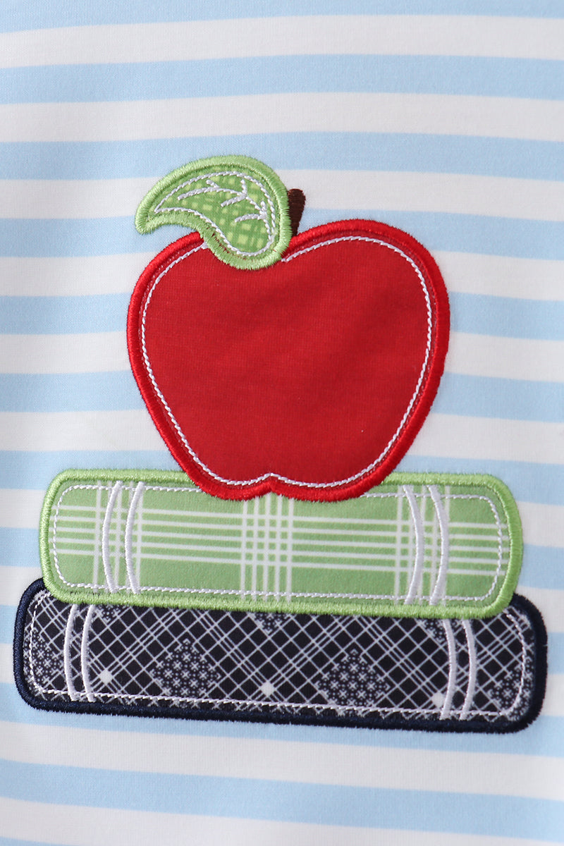 Apple Book Appliqué Bubble