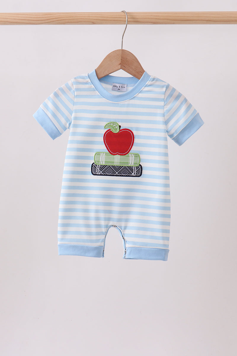 Apple Book Appliqué Romper
