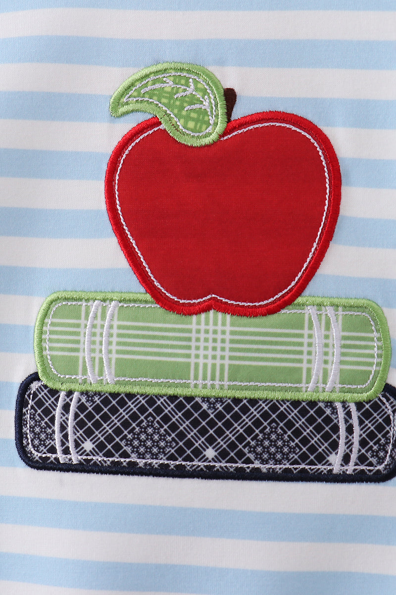 Apple Book Appliqué Romper