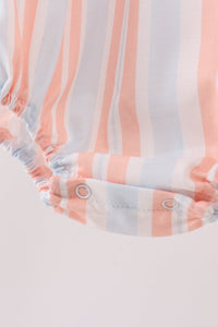 Seashell Stripe Embroidered Bubble
