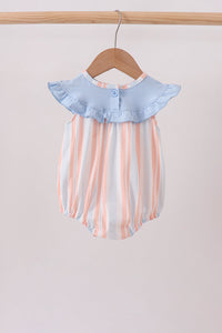 Seashell Stripe Embroidered Bubble