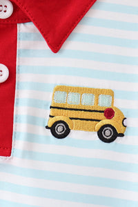Bus Embroidered Set