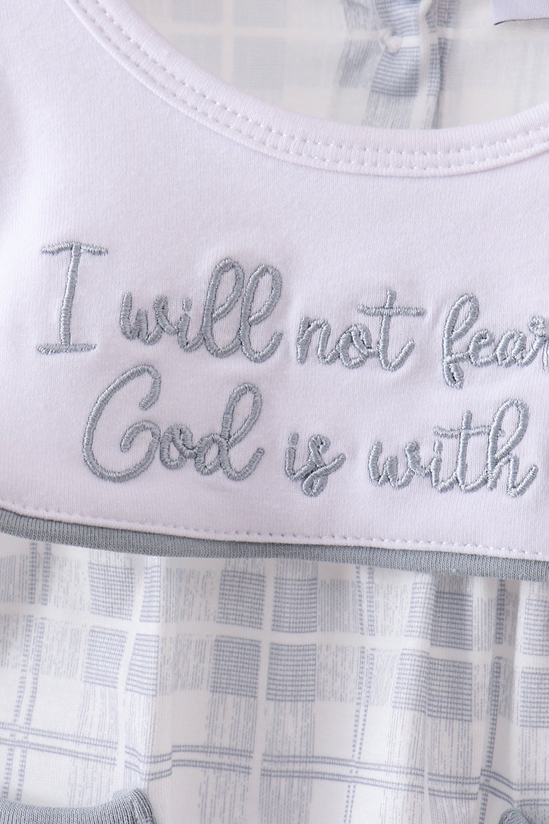 Faith Quote Embroidered Bubble