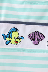 Under the sea Embroidered Jon Jon