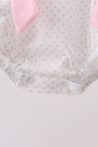 Pencil ABC embroidery dot bubble