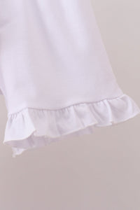 Puppy Smocked Ruffle Shorts Set