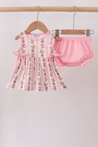 Garden Ruffle Bloomer Set