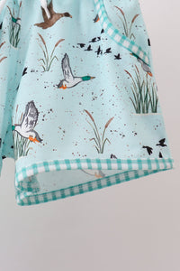 Duck Pocket Shorts Set
