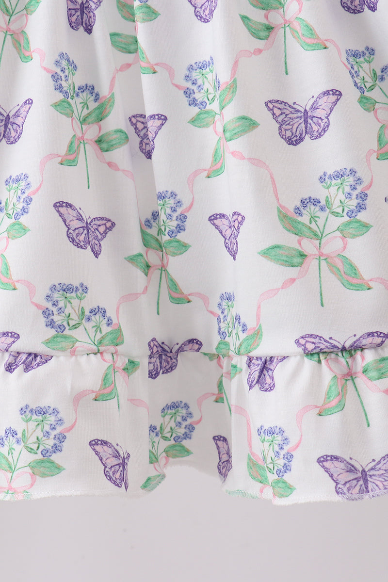 Butterfly Applique Shorts Set