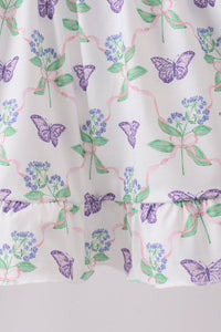 Butterfly Applique Shorts Set