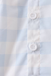 Gingham Shorts Set